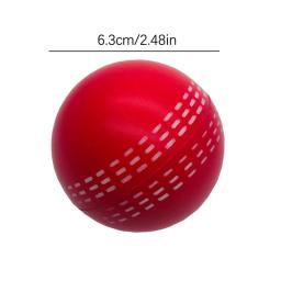 Bounce durável Cricket Ball, jogando a prática do treinamento, costuras tradicionais atraentes, todos os jogadores da idade, 6,3 cm - Image 6