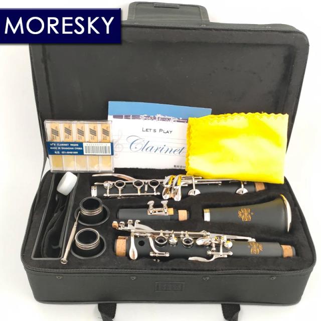 Clarinete Bb MORESKY com 17 Teclas e Sib Klarnet E1