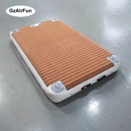 Mini plataforma flutuante inflável natação água ilha jet ski doca esteira DWF Material doca inflável - Image 5