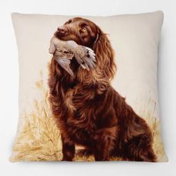 Grandes cães de caça drahthaars preto labrador cão cartaz animais pintura coxim capas decorativas fronha para sofá - Image 5