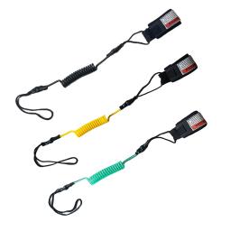 Prancha de Segurança Leash Cord Ajustável Coiled Paddle Board Rope para Surf, Acessórios para esportes aquáticos - Image 5