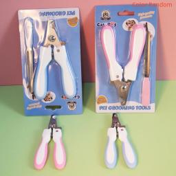 Cortador de unhas com lixa para cães e gatos pequenos, conjunto de produtos de limpeza, tesoura e aparador 1pc - Image 1