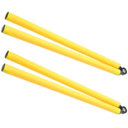 2 pçs haste de treinamento de futebol ferramenta prática agilidade obstáculo treinamento broca equipamentos sinal dobrável seguro aids suprimentos abs - Image 2