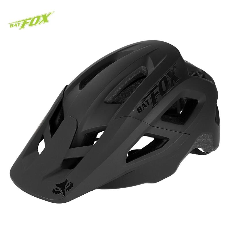 Capacete de bicicleta leve com viseira ajustável, capacete MTB para adultos e adolescentes, equipamento de proteção para montanha - Image 1
