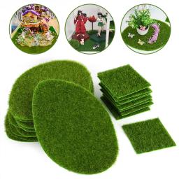 Tapete de grama artificial, simulação gramado, paisagem em miniatura, cena, DIY decoração de casa, jardim verde, plantas falsas - Image 1