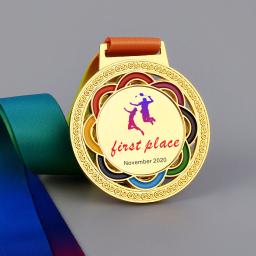 Medalhas personalizadas do prêmio com fita, medalha em branco, ouro, prata, bronze, vencedor, prêmio, escola, lembrança dos esportes, presente - Image 4