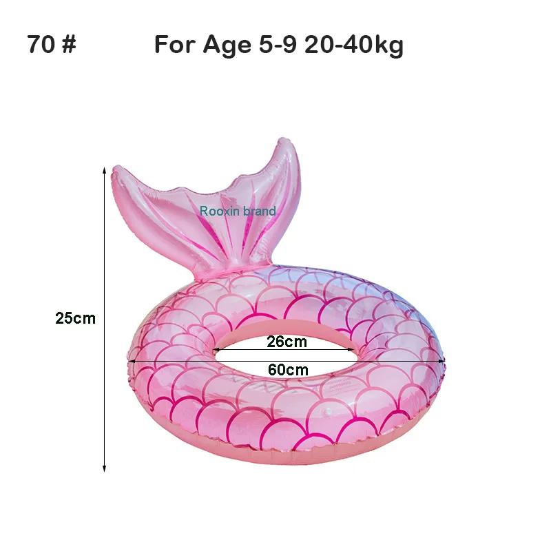 ROOXIN-anel inflável de natação flutuante para crianças e adultos, equipamento de água, círculo, brinquedos para crianças - Image 1