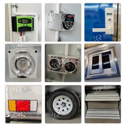 Banheiro público móvel automático, banheiro portátil com chuveiro, acampamento ao ar livre, auto limpeza automática, reboque banheiro de luxo, 4 estação - Image 5