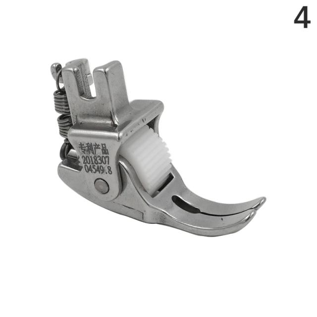 Rolo Calcador Universal para Máquina de Costura com 4 Tipos de Rodas - Ideal para Cortinas de Couro e Tecido Grosso