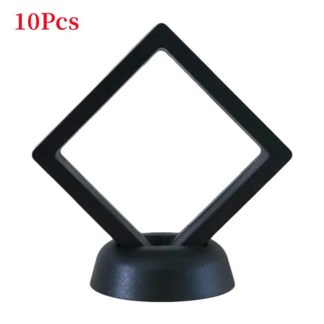 Exibidor 3D Flutuante para Jóias, Moedas, Conchas e Minerais - Conjunto com 10 Peças para Decoração de Casa