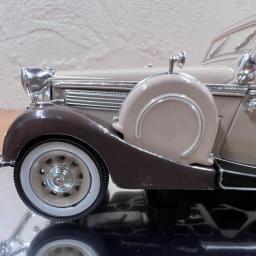 Modelo de carro plástico liga retro, Diecast 1:43 escala, clássico produto acabado, presente brinquedo simulação, exibição estática, SW38 - Image 5