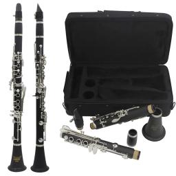 Irin clarinete bb 17 teclas 6 anéis baquelite blackwinds profissional clarinete instrumentos de sopro com saco de acessórios - Image 1