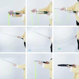 3 estilo corda de bolha de aço inoxidável gigante fabricante de bolhas varinha telescópica design bolha festa favores atividade ao ar livre para crianças - Image 3