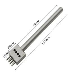 Ferramenta de perfuração de couro com espaçamento de 4mm5mm6mm, 2/4/6 pinos, perfurador de costura, cinzel de couro para trabalho de couro, ferramentas artesanais - Image 6