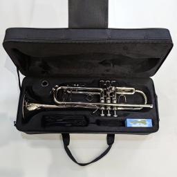 Alta qualidade bb trompete banda estudante jogador profissional instrumento de bronze trompete com saco de concerto - Image 2