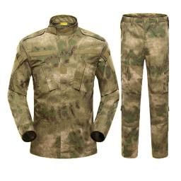 Masculino Tático FG Atacs Preto Uniforme, Camisa e Calças, CP Multicam, Terno de Camuflagem, Airsoft Gear - Image 1