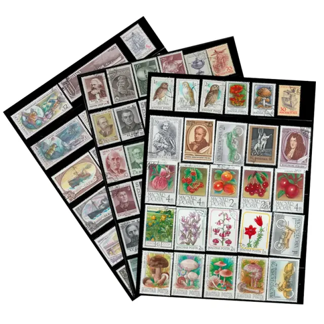 Selos de Postagem Raros para Colecionadores - Pacote com 100 Unidades com Marcação Postal