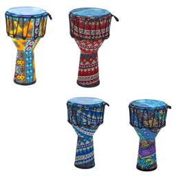 Tambor de mão africano 8 pol. Tambor Djembe leve para presentes de feriado crianças adultos - Image 2