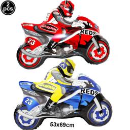 Motocicleta temática festa de aniversário decoração para meninos, sujeira bike, bolo toppers, banner, balão, feliz aniversário, festa suprimentos - Image 6