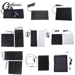 Almofada De Aquecimento De Fibra De Carbono Elétrica, Filme De Aquecimento USB, Aquecedor De Mão, Esteira De Calor De Febre Infravermelha, Inverno, 1 Pc, 2Pcs - Image 1