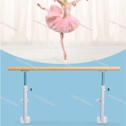 Wooden Wall Mount Ballet Barre para crianças, barra de dança esticada, fitness indoor, barra horizontal ajustável, crianças, 1m - Image 2