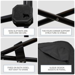 Impermeável elevada dobrável Pet Bed, Berço portátil para Indoor e Outdoor Viajar Camping, Cama de acampamento resistente ao desgaste, Cadeira - Image 3