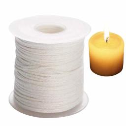 M-Pavio De Vela De Algodão Branco, Tecido, DIY, Material De Fabricação De Vela Artesanal, Velas De Arte, Acessórios Pré-Encerados, Decoração - Image 1