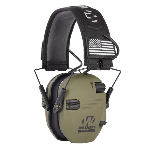 Earmuffs Tiro Eletrônico para Caça Tática com Amplificação de Som e Proteção Auditiva em Esportes ao Ar Livre
