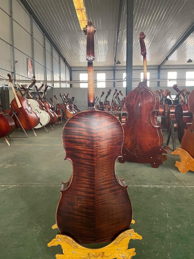 Violoncelo Profissional Madeira Maciça Abeto Tigre Completo