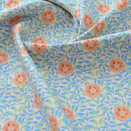 Tecido artesanal de retalhados para DIY, listras Boho exóticas, 100% algodão, impressão e tingimento estilo étnico, floral por meio metro - Image 6