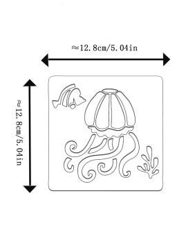 Plástico Desenho Stencils Set for Kids, Pintura Stencil Templates, Artesanato, Escola Projetos de Arte, 20 Pcs - Image 4