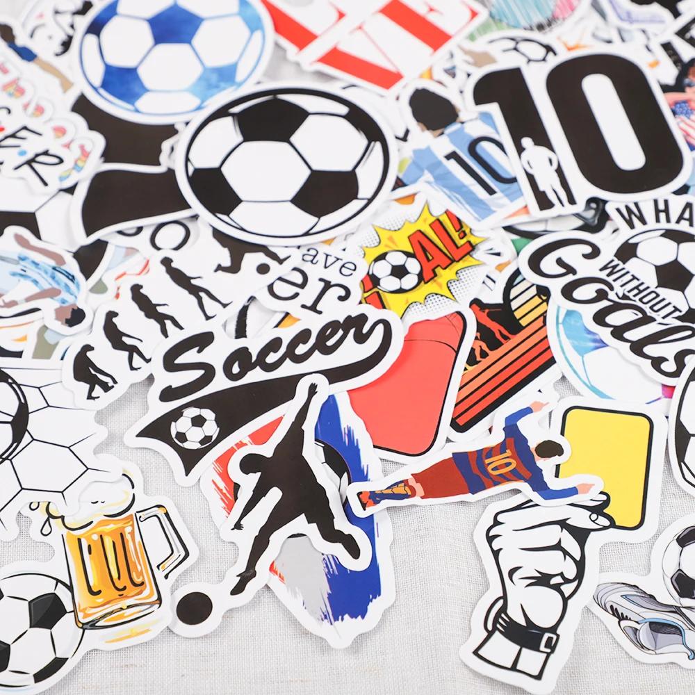 Futebol Esportes Tema Adesivos para crianças, Brinquedos Graffiti, Bagagem, Skate, Favores de festa, Pinata Filler, 100 Folhas - Image 1
