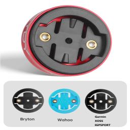 Suporte do computador de bicicleta, gps, cronômetro, cronômetro, haste, tampa superior, para garmin borda, bryton, wahoo, xoss, igpsport, velocímetro - Image 6