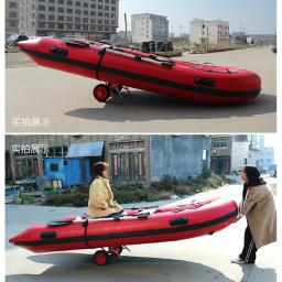 Carrinho de caiaque portátil dobrável com rodas removíveis, carrinho de mão universal canoa, economia de energia, Kayak Carrie - Image 6