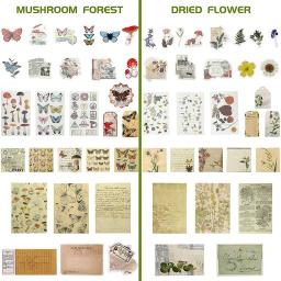 30 Pçs/set Vintage Scrapbooking Adesivos DIY Diário Adesivo Scrapbook Selo Adesivos De Papel Washi Retro Antigo Naturais - Image 3