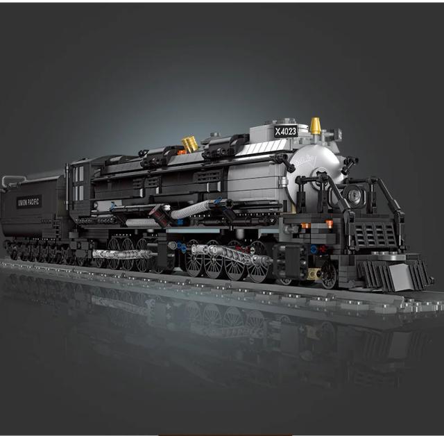 BIGBOY Blocos de Construção Trem a Vapor Série Transporte Urbano 1608 Peças