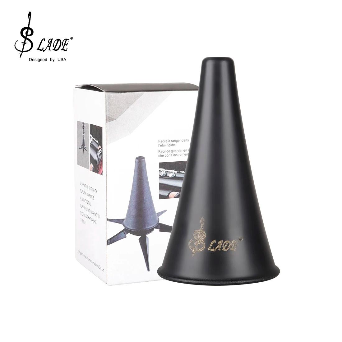 SLADE-Suporte de saxofone dobrável, suporte ABS, Black Metal, acessórios para instrumentos de sopro, suporte de 5 pernas - Image 1