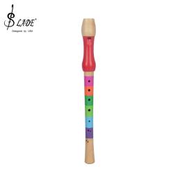 Slade harpa flauta de madeira oito buracos agudos orff flauta de madeira criança profissional jogando instrumento musical para crianças presentes - Image 1