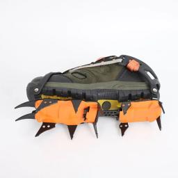 12 dentes de gelo neve crampons anti-deslizamento escalada pinça sapato cobre picos de aço inoxidável neve skid sapato capa crampon - Image 4