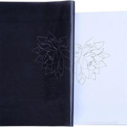 Papel carbono Transferência Cópia Folhas, Grafite Tracing, Azul e Preto, Papel de Cópia A4, 100pcs - Image 2