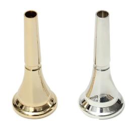 Bocal de trompa profissional banhado a ouro e prata, metal, cobre, liga, instrumentos musicais - Image 1