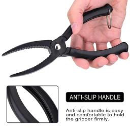 Dispositivo de controle de peixes ao ar livre braçadeira de plástico pesca lábio aperto ferramenta controlador isca peixe braçadeira antiderrapante pinça alicate suprimentos kit - Image 3
