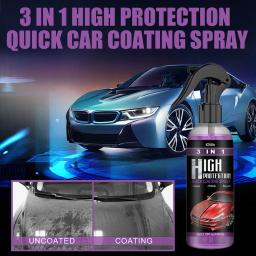 Car Nano Ceramic Coating Spray, polimento automático, pulverização de cera, alta proteção, pintura do carro, reparo do risco, 100ml, 3 em 1 - Image 4