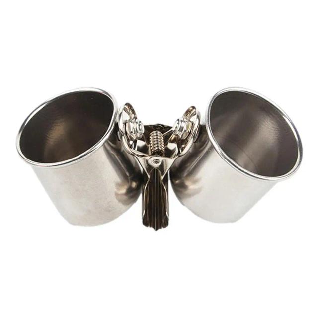 Copos Duplos Alimentadores para Pássaros com Clip: Tigela de Água e Alimento para Gaiolas