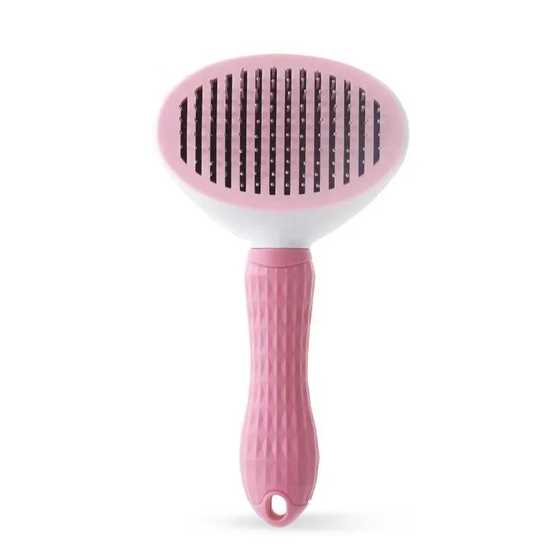 Aparador automático de pêlos para animais de estimação, Pente para cães e gatos, Remoção auto-limpante de pulgas - Image 1