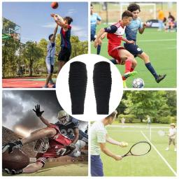 Meia de compressão masculina, mangas de futebol, corrida, ciclismo, basquete, proteção, acessórios esportivos, 1 par, raspar, bezerro - Image 5