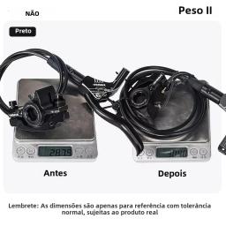 Tanke mtb bicicleta conjunto de freio a disco hidráulico 160mm rotores placa pinça óleo dianteiro traseiro mountain bike braçadeira 22.2mm lidar com um pilar - Image 6