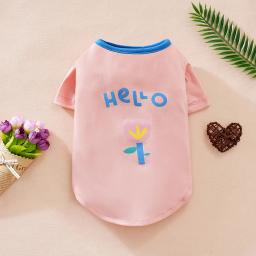 Pet Impresso Roupas com Letras Engraçadas, Camisetas para cães, Cool Puppy Shirts, Roupa respirável para cães, Vestido Novidade Suave, Vestuário Pug - Image 2