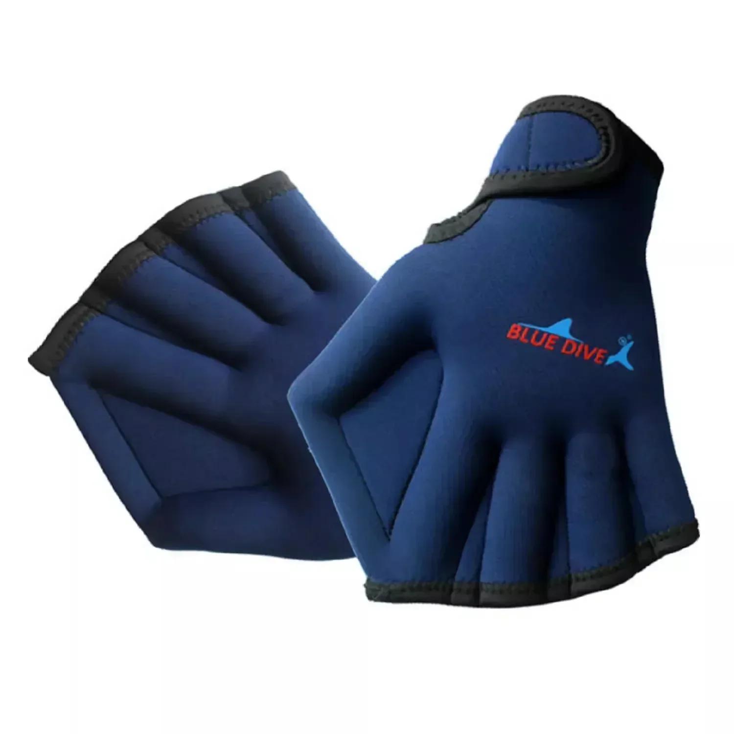 Luvas de natação Neoprene ajustável, metade do dedo Webbing, esportes aquáticos, remando, mergulho, mão de mergulho, 2024 - Image 1