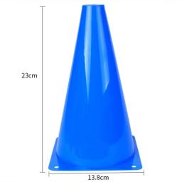 Cones resistentes à pressão do treinamento do futebol, 10pcs, 23cm, acessórios dos esportes, 5 cores, para exterior, futebol, basquetebol - Image 6
